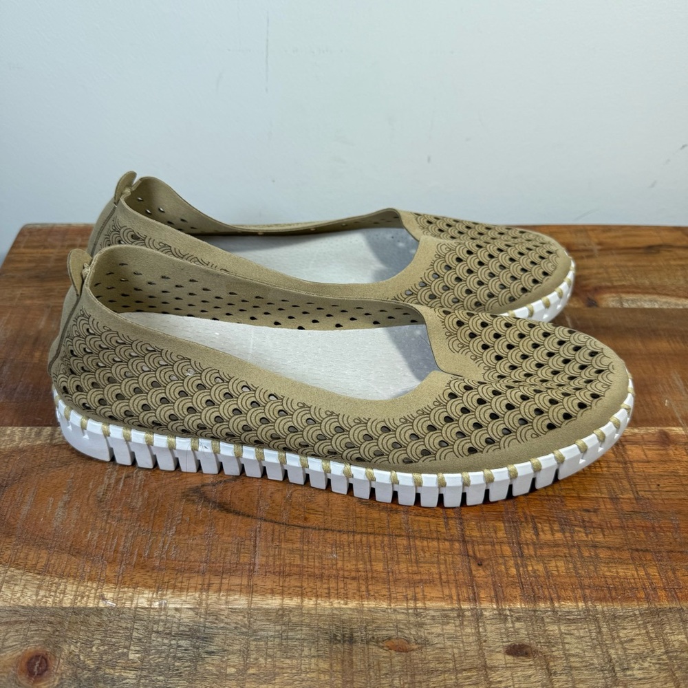 Tulip Ballet Isle Jacobsen Tan Flats, 41